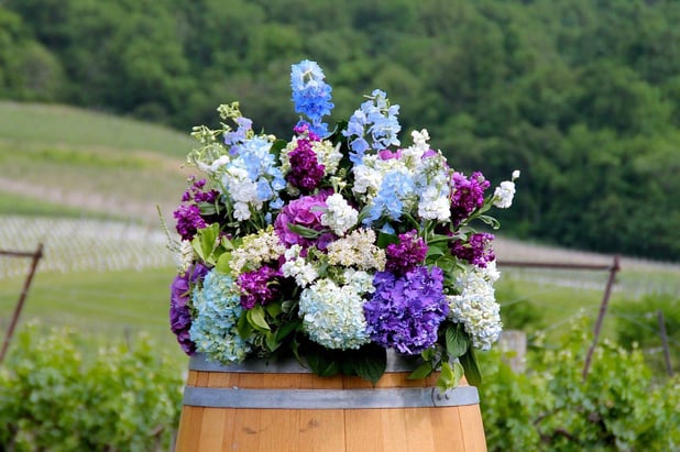 More About Purple and Plum Wedding Flowers