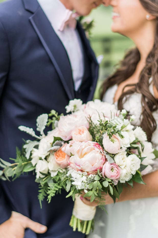 The Tale of Two Spring Bridal Bouquets