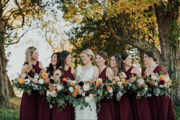 Simple and Sophisticated: Bridesmaid Bouquets That Stun